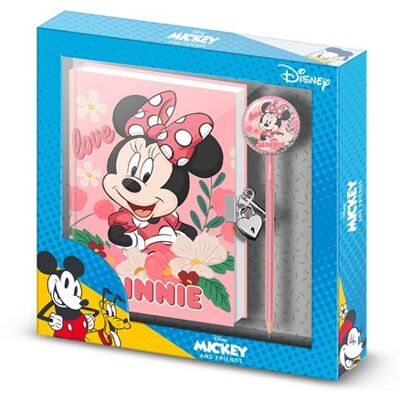 Non communiqué Journal avec Chaîne + Stylo Fa - Disney Minnie Mouse Garden - Rose - Taille Unique Rose - Publicité Non communiqué Journal avec Chaîne + Stylo Fa - Disney Minnie Mouse Garden - Rose - Taille Unique Rose - Publicité