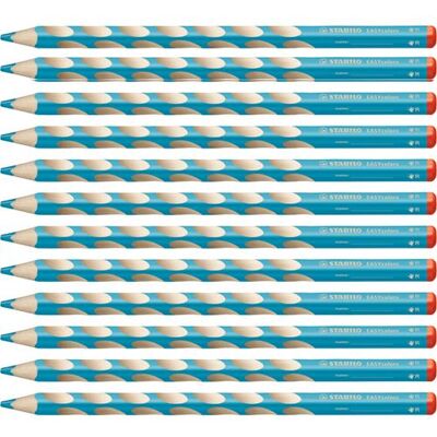 Stabilo EASYcolors Bleu - Crayons de couleur - Ergonomiques - Édition 5+ - Publicité Stabilo EASYcolors Bleu - Crayons de couleur - Ergonomiques - Édition 5+ - Publicité