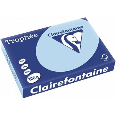 Papier Copie Bleu Clairefontaine A4 120 g - Fournitures de bureau - Publicité Papier Copie Bleu Clairefontaine A4 120 g - Fournitures de bureau - Publicité