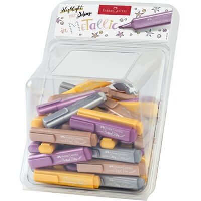 Non communiqué FABER-CASTELL Surligneur TEXTLINER 1546 Metallic, présentoir - Publicité Non communiqué FABER-CASTELL Surligneur TEXTLINER 1546 Metallic, présentoir - Publicité