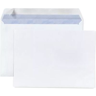 Non communiqué 75 enveloppes blanches en papier - 16,2 x 22,9 cm - Raja Blanc - Publicité Non communiqué 75 enveloppes blanches en papier - 16,2 x 22,9 cm - Raja Blanc - Publicité
