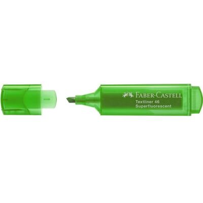 FABER-CASTELL Surligneur TEXTLINER 1546, vert Vert - Publicité FABER-CASTELL Surligneur TEXTLINER 1546, vert Vert - Publicité