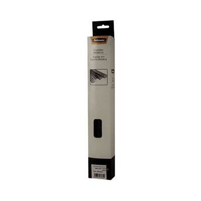Fellowes - Métal - 18 mm - A4 (210 x 297 mm) - 140 feuilles - noir - 100 unités spirale de reliure Noir - Publicité Fellowes - Métal - 18 mm - A4 (210 x 297 mm) - 140 feuilles - noir - 100 unités spirale de reliure Noir - Publicité