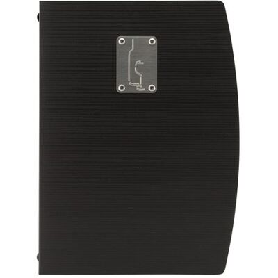 Materiel Ch Pro Rio A4 Carte des vins, 1 double insert inclus (4 vues) Securit Noir - Publicité Materiel Ch Pro Rio A4 Carte des vins, 1 double insert inclus (4 vues) Securit Noir - Publicité