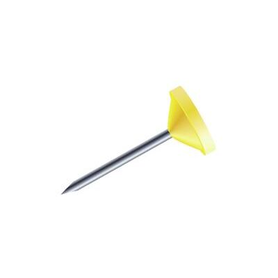 Exacompta - Boîte de 100 épingles à tête plate 5mm Jaune Jaune - Publicité Exacompta - Boîte de 100 épingles à tête plate 5mm Jaune Jaune - Publicité