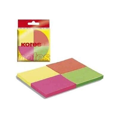 Kores marque-pages en papier, 40 x 50 mm, couleurs néon n48450 - Publicité Kores marque-pages en papier, 40 x 50 mm, couleurs néon n48450 - Publicité