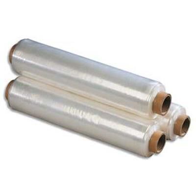 VISIODIRECT Lot de 6 Bobine de film étirable manuel, cast transparent, 17 microns - Format : H 45 cm x L 300 métres Transparent - Publicité VISIODIRECT Lot de 6 Bobine de film étirable manuel, cast transparent, 17 microns - Format : H 45 cm x L 300 métres Transparent - Publicité