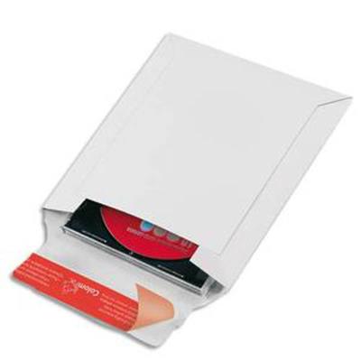 VISIODIRECT Lot de 100 Pochettes d'expédition blanc 16 x 17,5 cm pour maxi 2 CD avec boitier - Publicité VISIODIRECT Lot de 100 Pochettes d'expédition blanc 16 x 17,5 cm pour maxi 2 CD avec boitier - Publicité