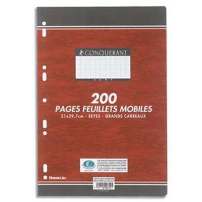 VISIODIRECT Lot de 5 Etui carton, 200 pages, feuillets mobiles, 90g perforés, Format 21 x 29,7 cm (A4), Seyès, blanc - Publicité VISIODIRECT Lot de 5 Etui carton, 200 pages, feuillets mobiles, 90g perforés, Format 21 x 29,7 cm (A4), Seyès, blanc - Publicité