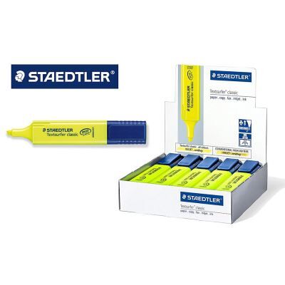 Aucune Boîte 10 marqueurs Fluor Staedtler Jaune Jaune - Publicité Aucune Boîte 10 marqueurs Fluor Staedtler Jaune Jaune - Publicité