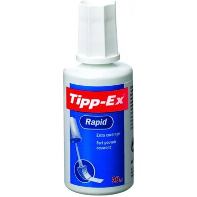 Flacon 20ml - Correcteur Tipp-Ex Rapid - Publicité Flacon 20ml - Correcteur Tipp-Ex Rapid - Publicité