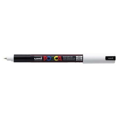 Uni-Ball Marqueur Pte calibrée extra-fine POSCA PC1MR 0,7mm Blanc Blanc - Publicité Uni-Ball Marqueur Pte calibrée extra-fine POSCA PC1MR 0,7mm Blanc Blanc - Publicité