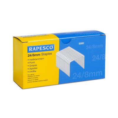 Rapesco Boite de 5000 Agrafes Galvanisées 24/8mm - Publicité Rapesco Boite de 5000 Agrafes Galvanisées 24/8mm - Publicité