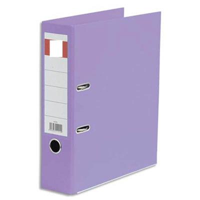 VISIODIRECT Lot de 10 Classeurs à levier en poplypropylène int/extérieur. Dos 80mm. Format A4. Coloris lilas - Publicité VISIODIRECT Lot de 10 Classeurs à levier en poplypropylène int/extérieur. Dos 80mm. Format A4. Coloris lilas - Publicité