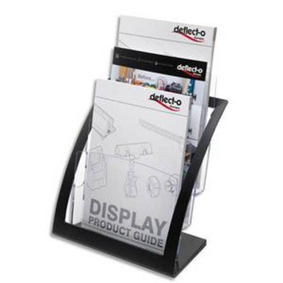 VISIODIRECT Porte-brochures 3 compart. A4 Contemporary + porte cartes A4 L28,9xH34,9xP15,6 cm transparent - Publicité VISIODIRECT Porte-brochures 3 compart. A4 Contemporary + porte cartes A4 L28,9xH34,9xP15,6 cm transparent - Publicité