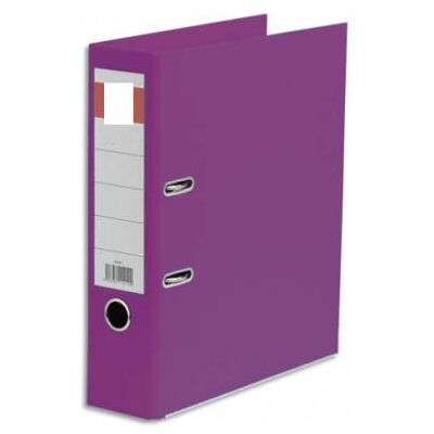 VISIODIRECT Lot de 10 Classeurs à levier en poplypropylène int/extérieur. Dos 80mm. Format A4. Coloris violet - Publicité VISIODIRECT Lot de 10 Classeurs à levier en poplypropylène int/extérieur. Dos 80mm. Format A4. Coloris violet - Publicité