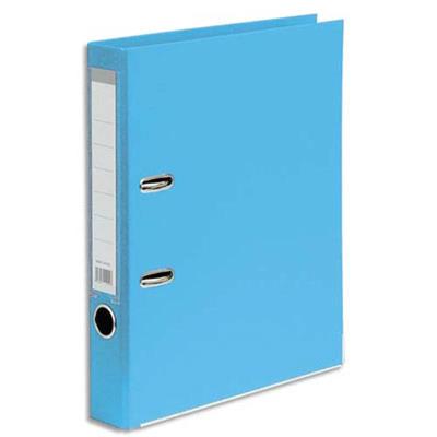VISIODIRECT Lot de 10 Classeurs à levier en poplypropylène int/extérieur. Dos 50mm. Format A4. Coloris bleu clair - Publicité VISIODIRECT Lot de 10 Classeurs à levier en poplypropylène int/extérieur. Dos 50mm. Format A4. Coloris bleu clair - Publicité