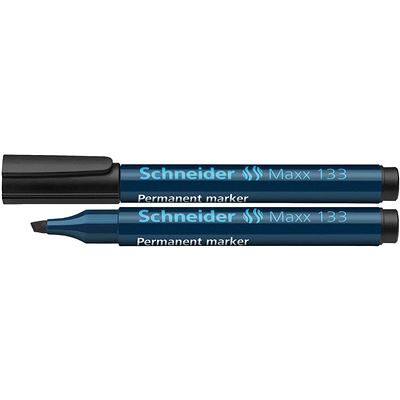Schneider 133 Marqueur permanent 1-4 mm/rechargeable/encre anti-déssèchement Noir Lot de 10 Noir - Publicité Schneider 133 Marqueur permanent 1-4 mm/rechargeable/encre anti-déssèchement Noir Lot de 10 Noir - Publicité