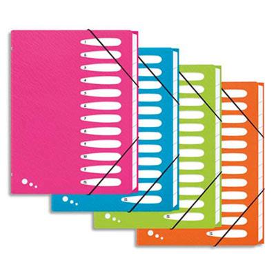 VISIODIRECT Lot de 12 trieurs ART POP 12 positions en polypropylène 5/10e. Fermeture par élastique. Coloris Assortis - Publicité VISIODIRECT Lot de 12 trieurs ART POP 12 positions en polypropylène 5/10e. Fermeture par élastique. Coloris Assortis - Publicité