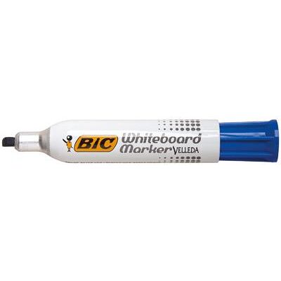 Bic - Marqueur Tableau Velleda 1781 Pointe Biseautee Bleu Bleu - Publicité Bic - Marqueur Tableau Velleda 1781 Pointe Biseautee Bleu Bleu - Publicité