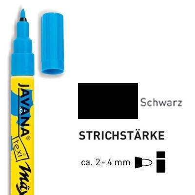C.kreul textilmarker javana texi m?x medium, schwarz 90771 - Publicité C.kreul textilmarker javana texi m?x medium, schwarz 90771 - Publicité