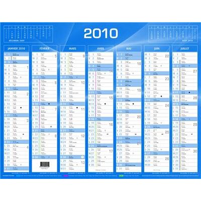 QVDS Calendrier de Banque 55x40,5 Quo Vadis 2010 - Publicité QVDS Calendrier de Banque 55x40,5 Quo Vadis 2010 - Publicité