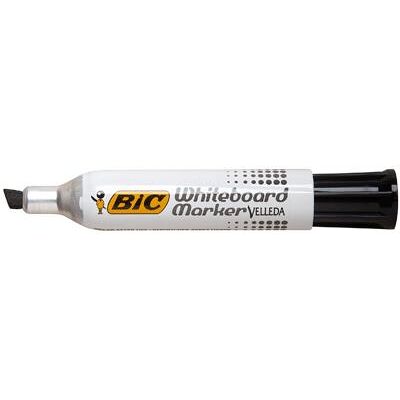 Bic - Marqueur Tableau Velleda 1781 Pointe Biseautee Noir Noir - Publicité Bic - Marqueur Tableau Velleda 1781 Pointe Biseautee Noir Noir - Publicité