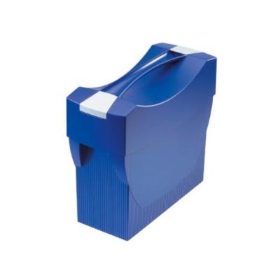 Han 1901-14 boîte à dossiers suspendus swing avec couvercle, capacité env. 20 dossiers, 390 x 260 x 150 mm (bleu) Bleu - Publicité Han 1901-14 boîte à dossiers suspendus swing avec couvercle, capacité env. 20 dossiers, 390 x 260 x 150 mm (bleu) Bleu - Publicité