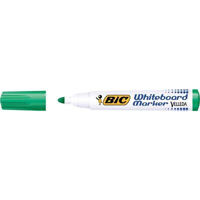 Marqueur Velleda 1701 Bic Effaçable à sec pointe ogive Vert Vert - Publicité Marqueur Velleda 1701 Bic Effaçable à sec pointe ogive Vert Vert - Publicité