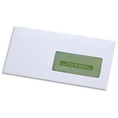 VISIODIRECT Boîte de 500 enveloppes recyclées extra blanches 90g format DL 110x220 mm avec fenêtre 45x100 mm - Publicité VISIODIRECT Boîte de 500 enveloppes recyclées extra blanches 90g format DL 110x220 mm avec fenêtre 45x100 mm - Publicité