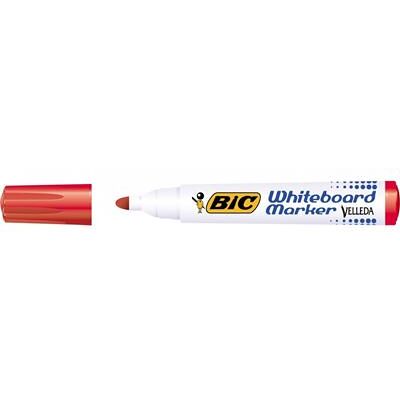 Marqueur Velleda 1701 Bic Effaçable à sec pointe ogive Rouge Rouge - Publicité Marqueur Velleda 1701 Bic Effaçable à sec pointe ogive Rouge Rouge - Publicité