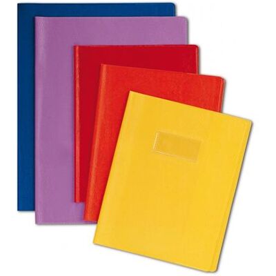 Clairefontaine Protège-Cahier Grain Cuir 18/100ème 17x22cm Violine Violet - Publicité Clairefontaine Protège-Cahier Grain Cuir 18/100ème 17x22cm Violine Violet - Publicité