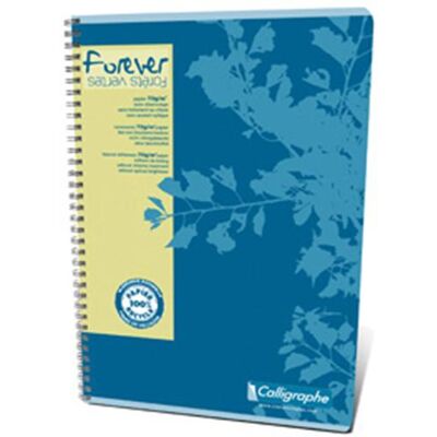 Cahier Forever Calligraphe à Spirale A4 Q.5x5 180 pages couleurs assorties - Publicité Cahier Forever Calligraphe à Spirale A4 Q.5x5 180 pages couleurs assorties - Publicité