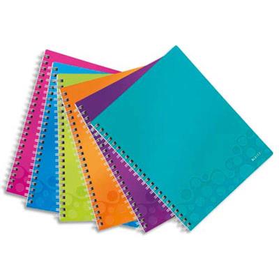 VISIODIRECT Lot de 6 cahiers Get Organised spirales 160 pages détachables 80g A5 ligné. Couverture polypro assortis - Publicité VISIODIRECT Lot de 6 cahiers Get Organised spirales 160 pages détachables 80g A5 ligné. Couverture polypro assortis - Publicité