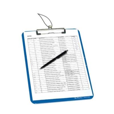 Herlitz porte-bloc easy orga to go, format a4, bleu opaque 11226396 - Publicité Herlitz porte-bloc easy orga to go, format a4, bleu opaque 11226396 - Publicité
