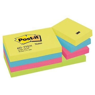 Post-it 3M Professeur Rainbow lot 653TFEN, 51 x 38 mm, 4 - Publicité Post-it 3M Professeur Rainbow lot 653TFEN, 51 x 38 mm, 4 - Publicité
