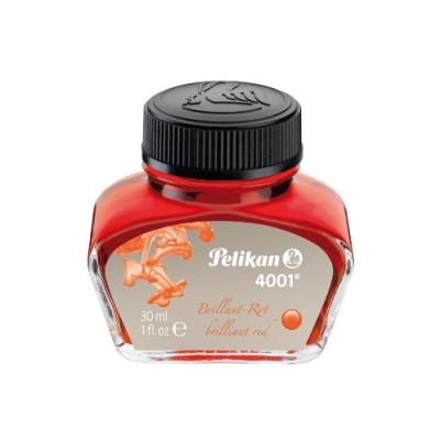 Pelikan encre 4001 flacon dencre 30 ml rouge brillant 301036 Rouge - Publicité Pelikan encre 4001 flacon dencre 30 ml rouge brillant 301036 Rouge - Publicité