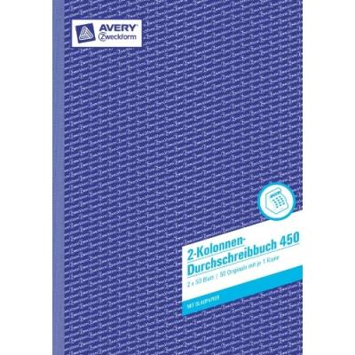 Avery zweckform formularbuch 2 kolonnen-durchschreibbuch 450 - Publicité Avery zweckform formularbuch 2 kolonnen-durchschreibbuch 450 - Publicité