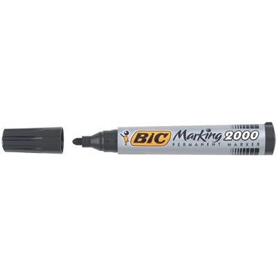 Marqueur Pointe Ogive - Bic Marking 2000 noir Noir - Publicité Marqueur Pointe Ogive - Bic Marking 2000 noir Noir - Publicité