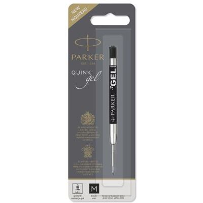 Recharge pour stylo à bille Parker Quink Noir Noir - Publicité Recharge pour stylo à bille Parker Quink Noir Noir - Publicité