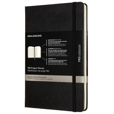 Planificateur de projet Moleskine Pro Grand Format Noir Noir - Publicité Planificateur de projet Moleskine Pro Grand Format Noir Noir - Publicité