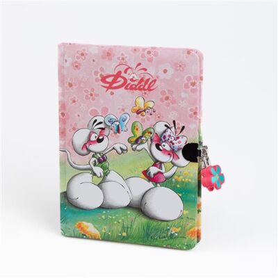 Diddl et ses amis Journal intime Diddle et ses amis avec cadenas de fleur Multicolore - Publicité Diddl et ses amis Journal intime Diddle et ses amis avec cadenas de fleur Multicolore - Publicité