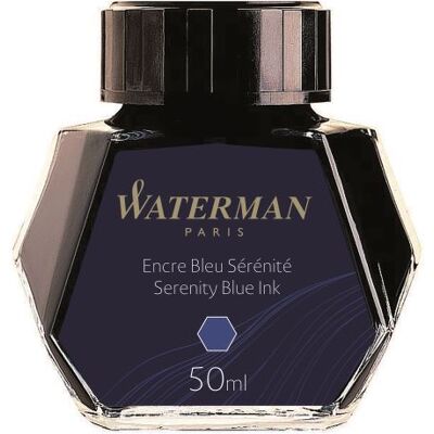 Encre Waterman Bleu 50 ml Bleu - Publicité Encre Waterman Bleu 50 ml Bleu - Publicité