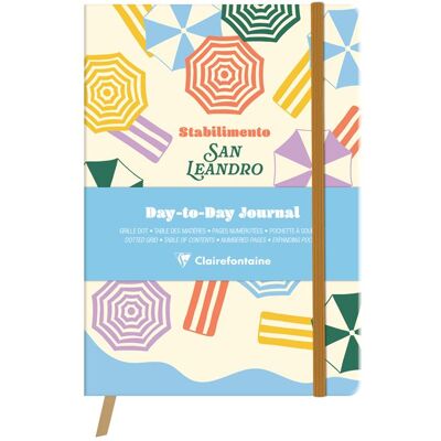 Journal Day-to-Day A5 Clairefontaine Dolce Amore 192 pages Multicolore - Publicité Journal Day-to-Day A5 Clairefontaine Dolce Amore 192 pages Multicolore - Publicité