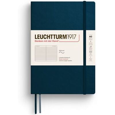 Carnet de notes A5 medium ligné avec couverture souple Leuchtturm1917 123 pages numérotées Deep Sea Deep Sea - Publicité Carnet de notes A5 medium ligné avec couverture souple Leuchtturm1917 123 pages numérotées Deep Sea Deep Sea - Publicité