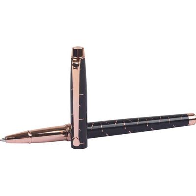 Stylo à bille à capuchon Oberthur Palazzo Noir et Cuivre Noir et Cuivre - Publicité Stylo à bille à capuchon Oberthur Palazzo Noir et Cuivre Noir et Cuivre - Publicité