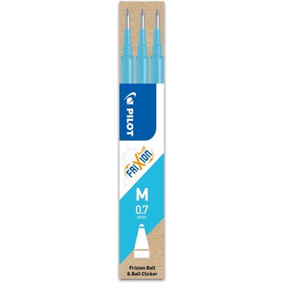 Set de 3 recharges Pilot FriXion Point Pointe fine Turquoise Turquoise - Publicité Set de 3 recharges Pilot FriXion Point Pointe fine Turquoise Turquoise - Publicité