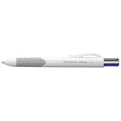 Papermate Stylo à bille Paper Mate InkJoy Quatro Standard Noir, bleu, rouge, vert. Publicité Papermate Stylo à bille Paper Mate InkJoy Quatro Standard Noir, bleu, rouge, vert. Publicité