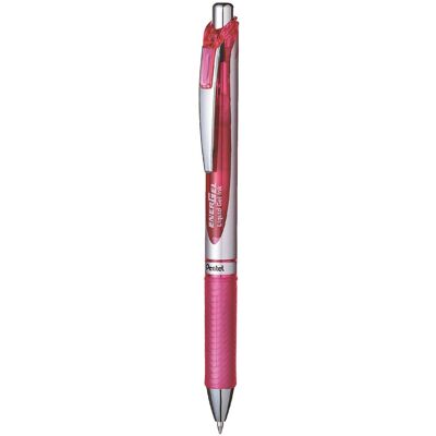 Stylo roller encre gel rétractable Pentel Energel 0,77mm Rose Rose - Publicité Stylo roller encre gel rétractable Pentel Energel 0,77mm Rose Rose - Publicité