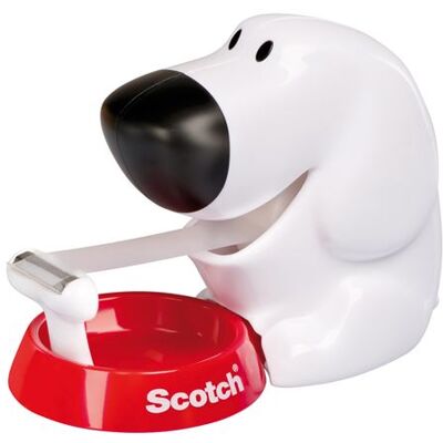 Sctc Dévidoir chien avec ruban adhésif 3M Scotch Magic 7,5 m - Publicité Sctc Dévidoir chien avec ruban adhésif 3M Scotch Magic 7,5 m - Publicité